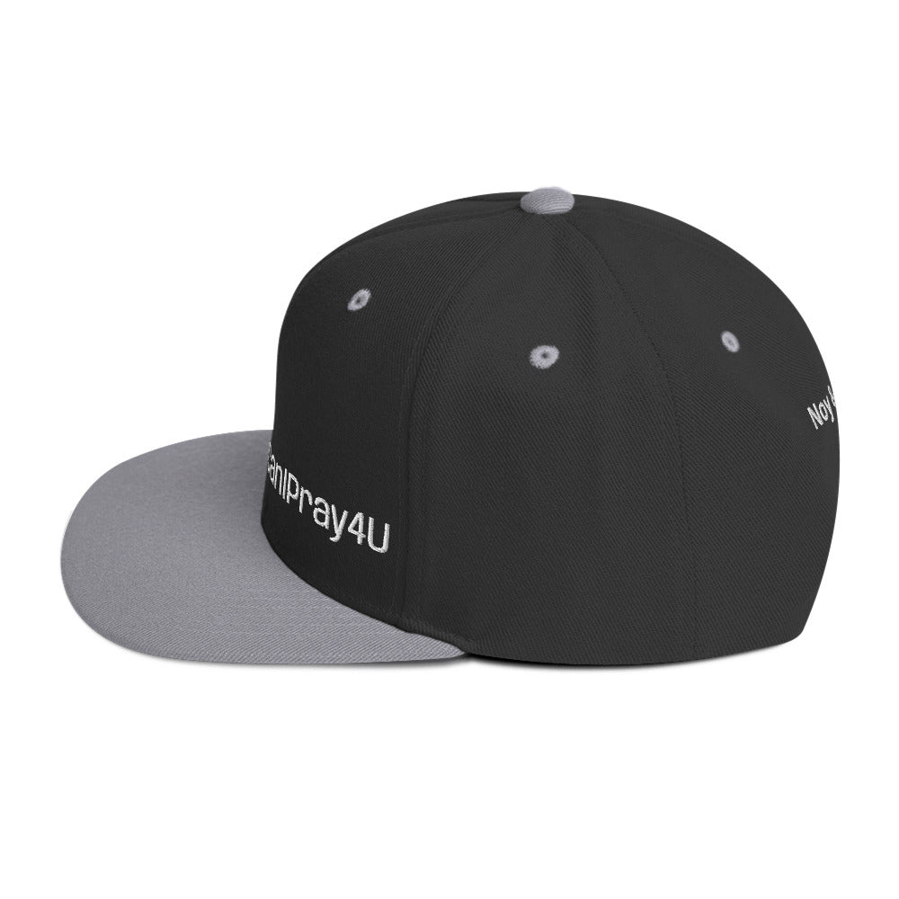CANIPRAY4U Flat Bill Snap Back