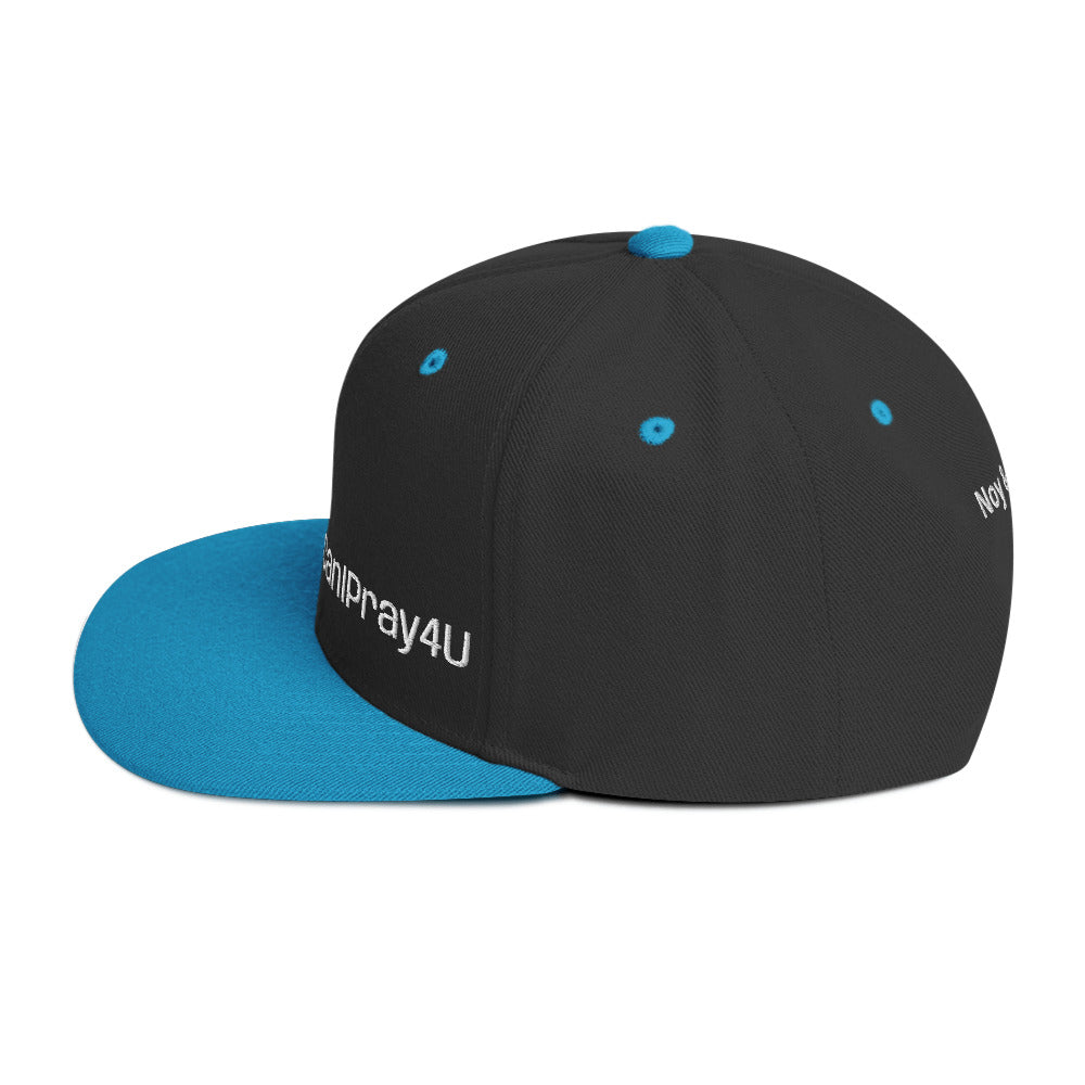 CANIPRAY4U Flat Bill Snap Back