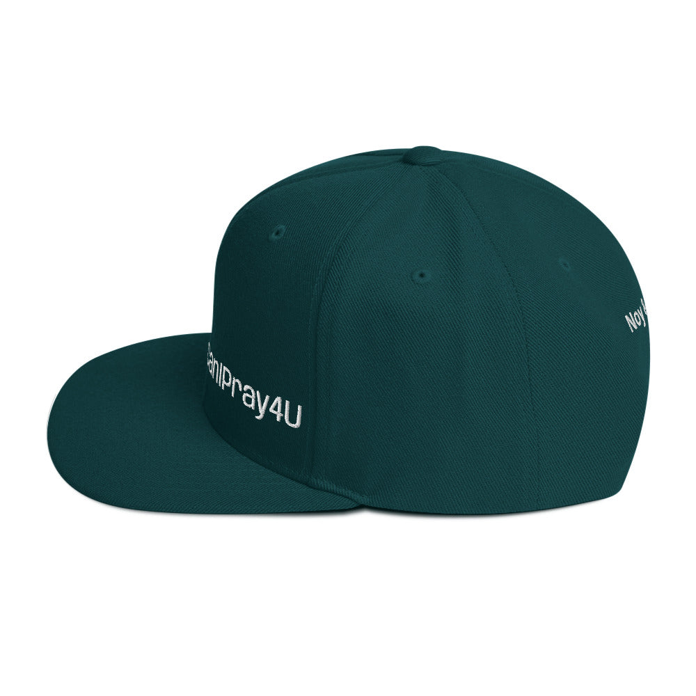 CANIPRAY4U Flat Bill Snap Back