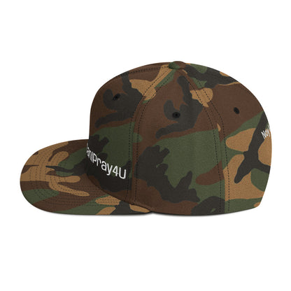 CANIPRAY4U Flat Bill Snap Back