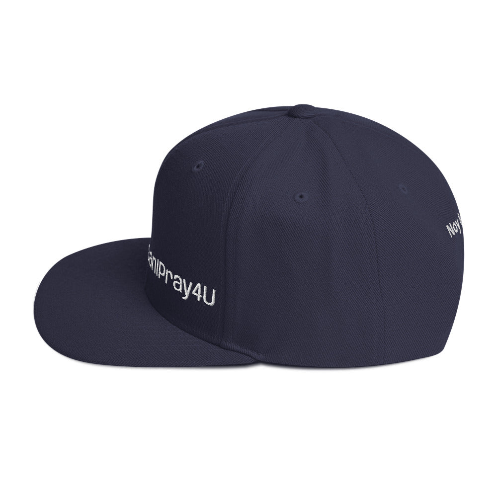 CANIPRAY4U Flat Bill Snap Back