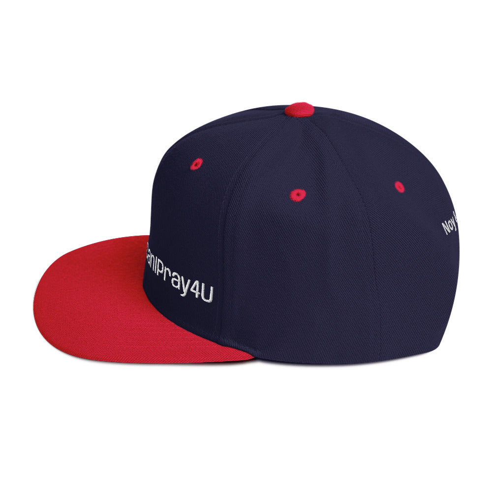 CANIPRAY4U Flat Bill Snap Back