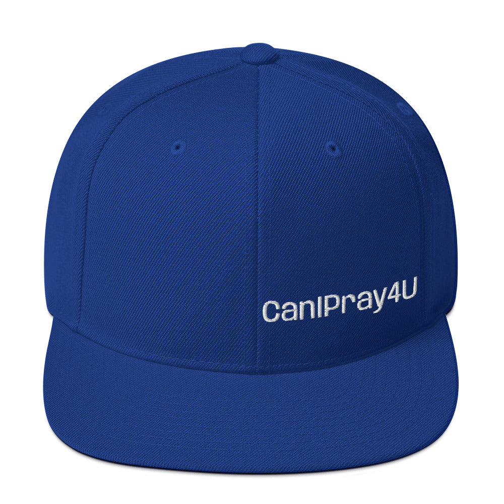 CANIPRAY4U Flat Bill Snap Back
