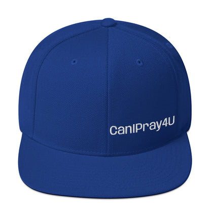 CANIPRAY4U Flat Bill Snap Back