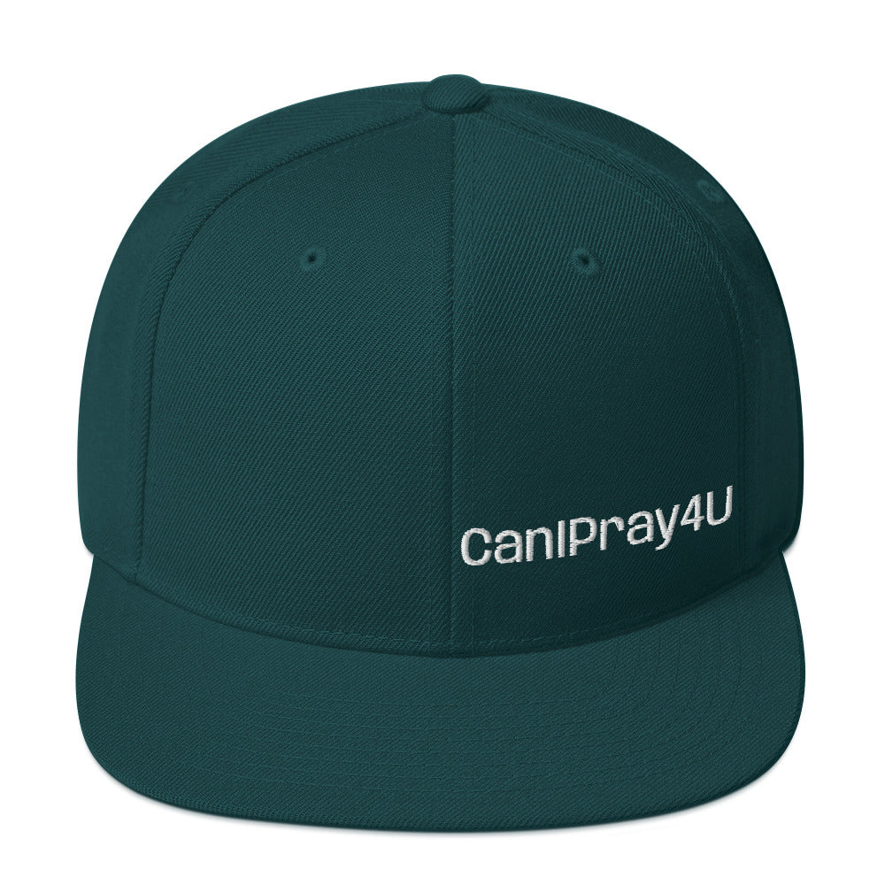 CANIPRAY4U Flat Bill Snap Back